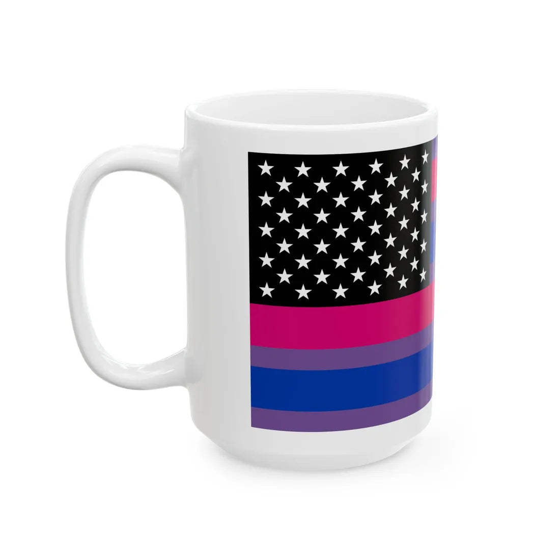 BiAmerica (United States) White Coffee Mug - Go Mug Yourself