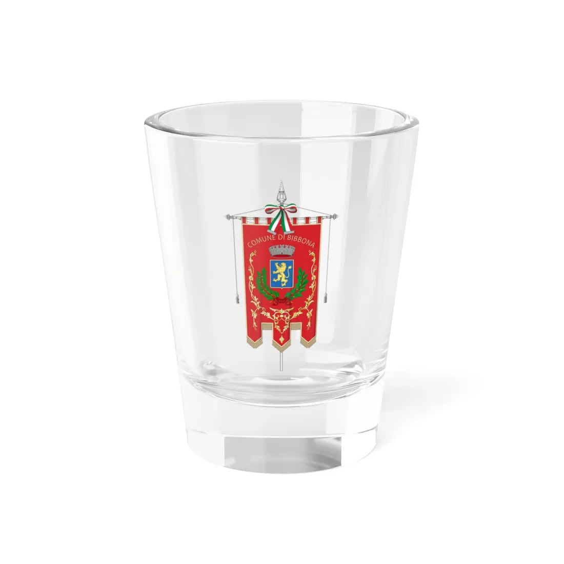 Bibbona-Gonfalone de facto (Italy) Shot Glass 1.5oz 1.5oz - Go Mug Yourself