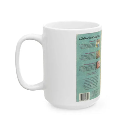 BIBLE HEROES A GOLDEN BOOK VIDEO CLASSIC (VHS COVER) - White Coffee Mug - Go Mug Yourself