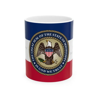 Bicentennial Banner of Mississippi original (United States) White Coffee Mug 11oz - Go Mug Yourself