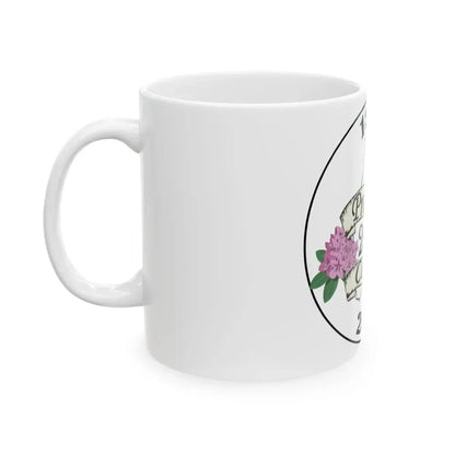 Bicentennial Flag of Preston County West Virginia (United States) White Coffee Mug - Go Mug Yourself