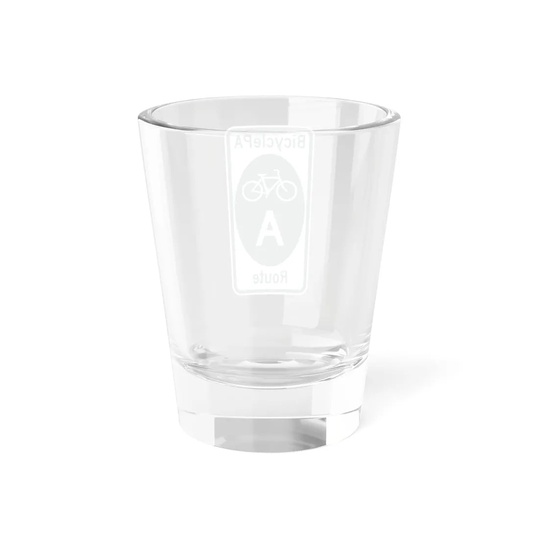 BicyclePA template (Pennsylvania) (Road Sign) Shot Glass 1.5oz - Go Mug Yourself