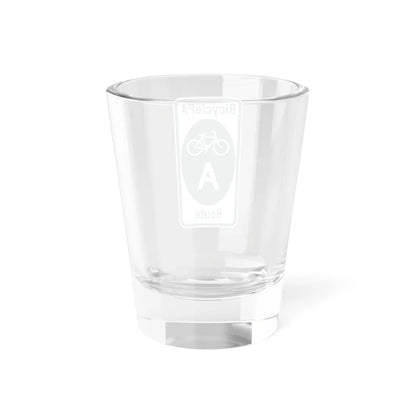 BicyclePA template (Pennsylvania) (Road Sign) Shot Glass 1.5oz - Go Mug Yourself