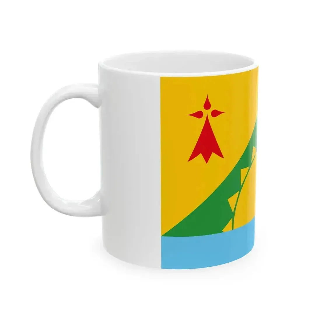 Bidar District Flag (France) White Coffee Mug - Go Mug Yourself