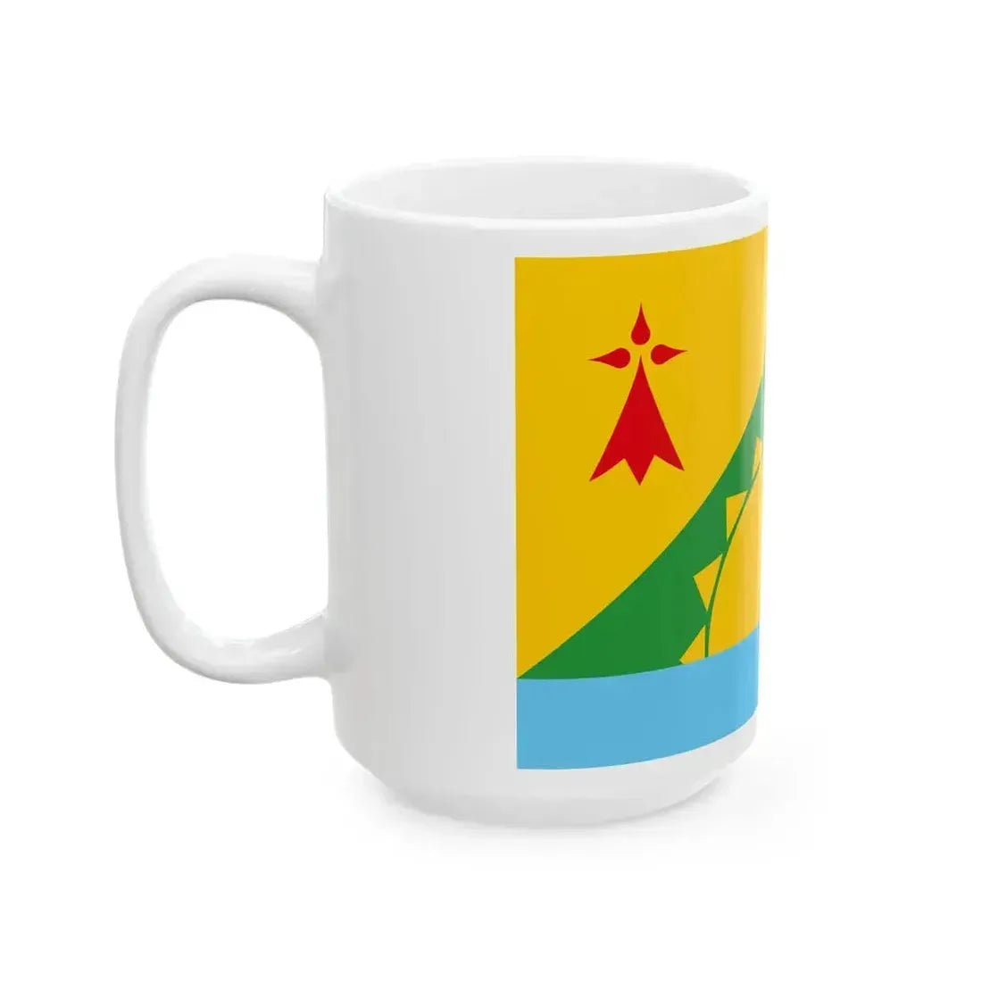 Bidar District Flag (France) White Coffee Mug - Go Mug Yourself