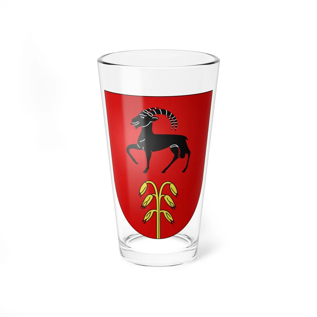 Bidogno-coat of arms (Switzerland) (Coat of Arms) Pint Glass 16oz 16oz - Go Mug Yourself