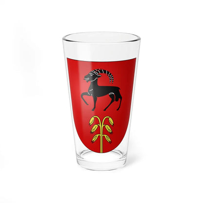 Bidogno-coat of arms (Switzerland) (Coat of Arms) Pint Glass 16oz 16oz - Go Mug Yourself