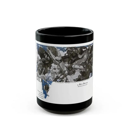 Bidou (1), Cosmopolitan, November 1934 - Black Coffee Mug 15oz - Go Mug Yourself