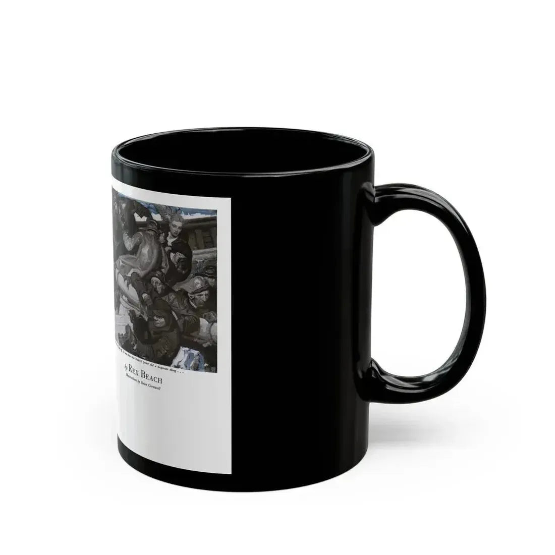 Bidou (1), Cosmopolitan, November 1934 - Black Coffee Mug - Go Mug Yourself