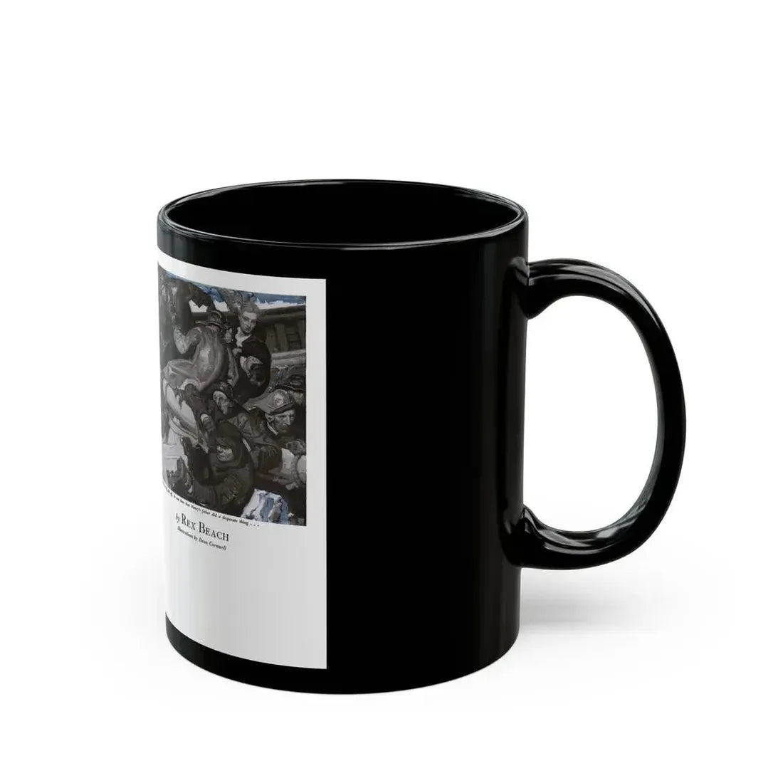 Bidou (1), Cosmopolitan, November 1934 - Black Coffee Mug - Go Mug Yourself