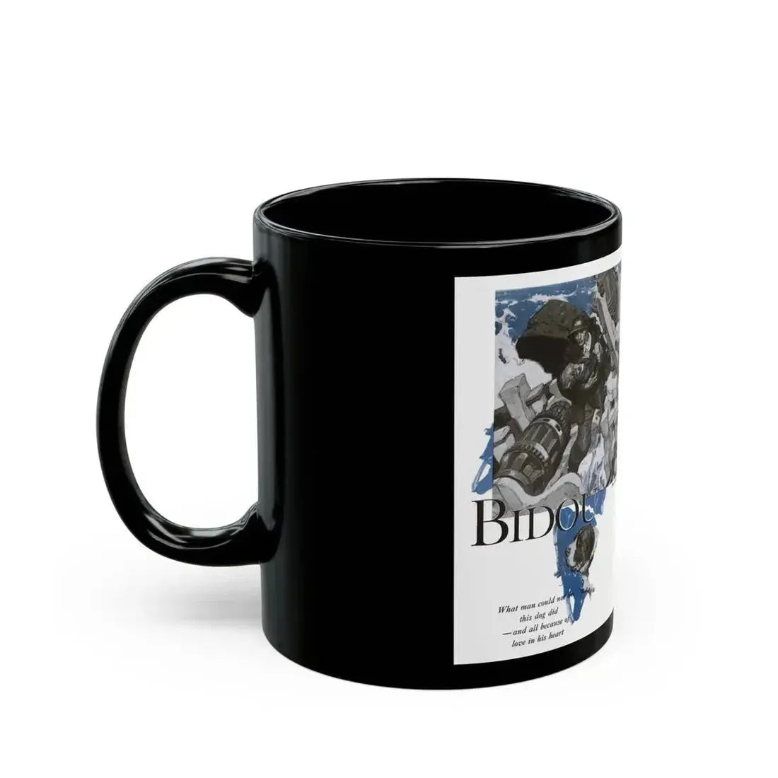 Bidou (1), Cosmopolitan, November 1934 - Black Coffee Mug - Go Mug Yourself
