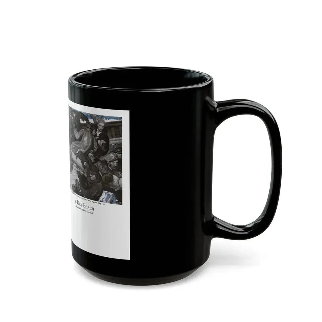 Bidou (1), Cosmopolitan, November 1934 - Black Coffee Mug - Go Mug Yourself