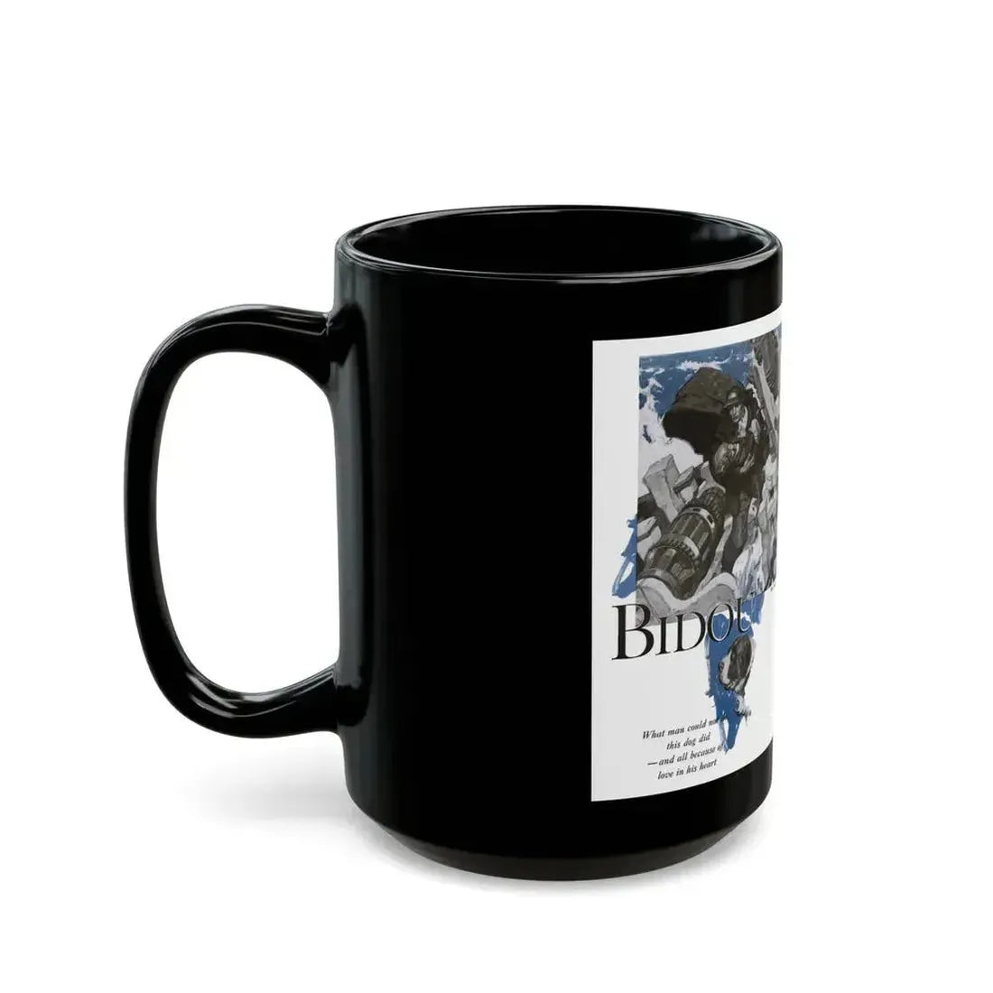 Bidou (1), Cosmopolitan, November 1934 - Black Coffee Mug - Go Mug Yourself