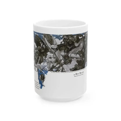 Bidou (1), Cosmopolitan, November 1934 - White Coffee Mug 15oz - Go Mug Yourself