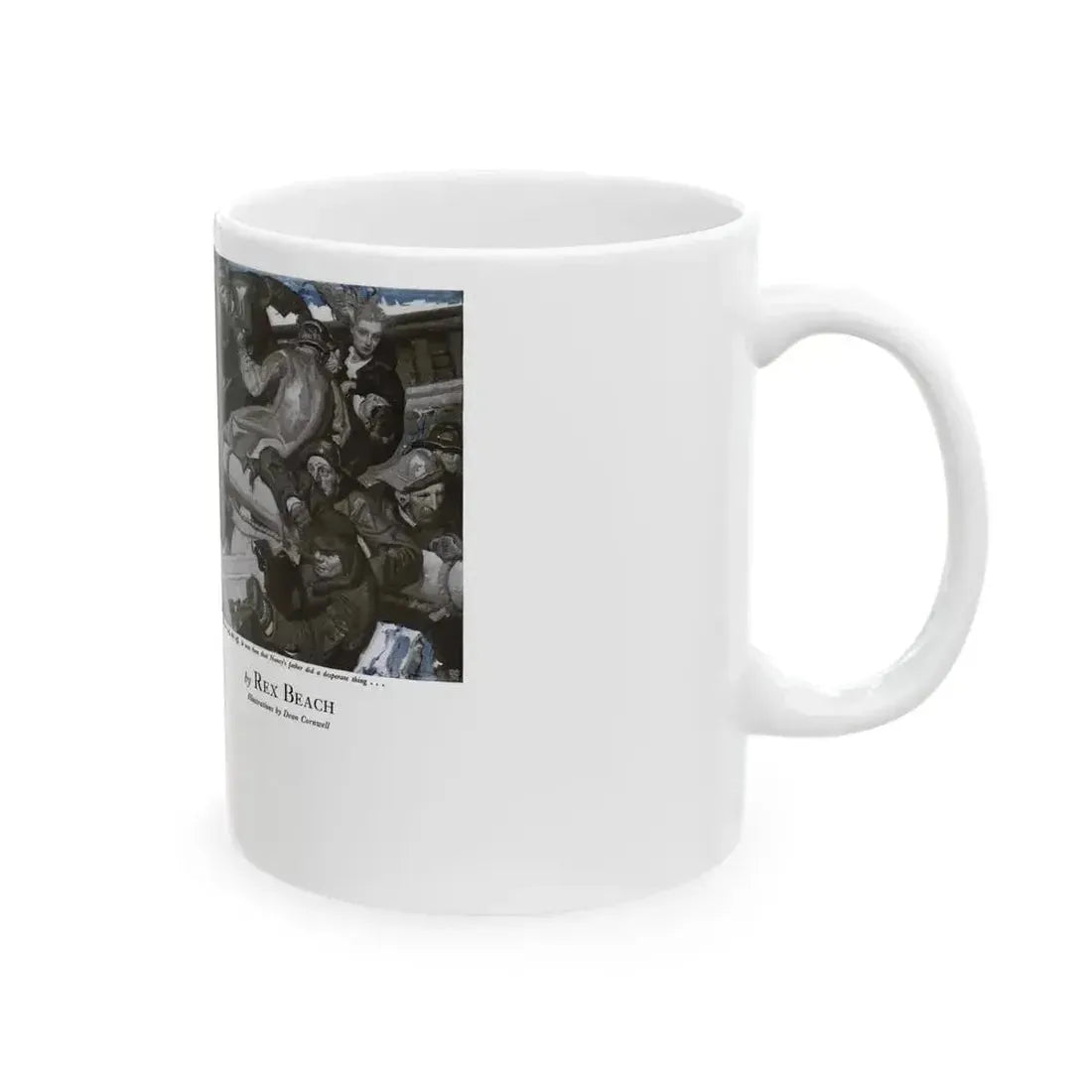 Bidou (1), Cosmopolitan, November 1934 - White Coffee Mug - Go Mug Yourself