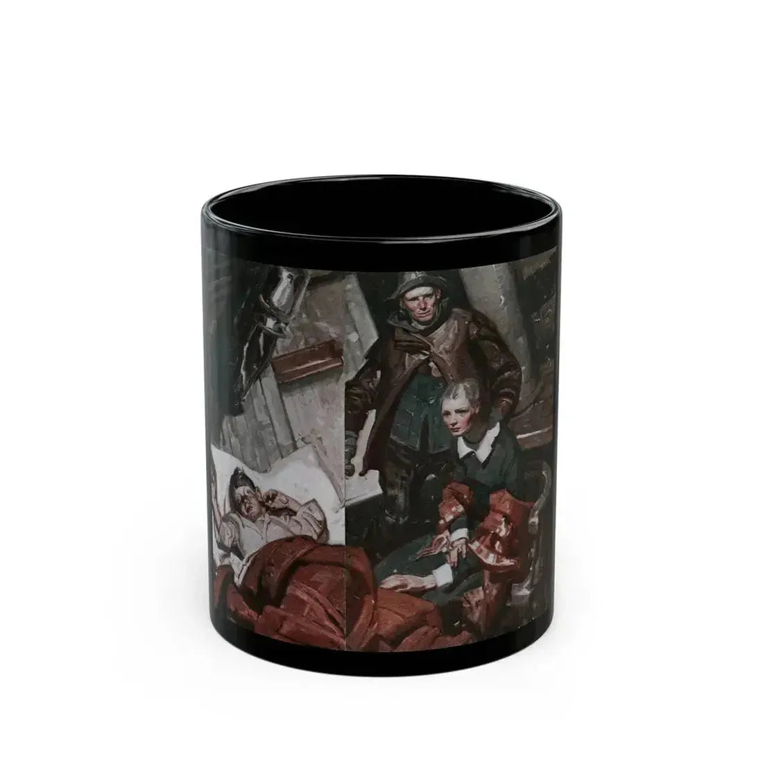 Bidou (2), Cosmopolitan, November 1934 - Black Coffee Mug 11oz - Go Mug Yourself