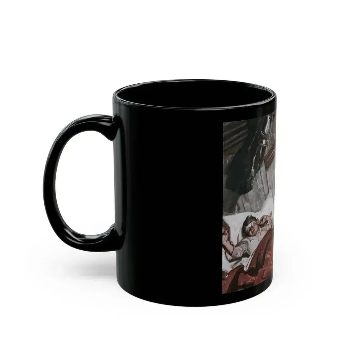 Bidou (2), Cosmopolitan, November 1934 - Black Coffee Mug - Go Mug Yourself