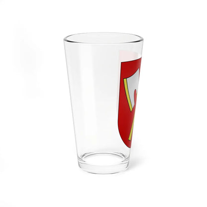 Biel district-coat of arms (Switzerland) (Coat of Arms) Pint Glass 16oz - Go Mug Yourself