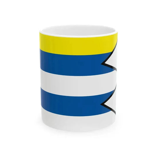 Biel Trebisov Flag (Slovakia) White Coffee Mug 11oz - Go Mug Yourself