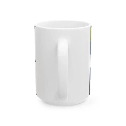 Biel Trebisov Flag (Slovakia) White Coffee Mug - Go Mug Yourself