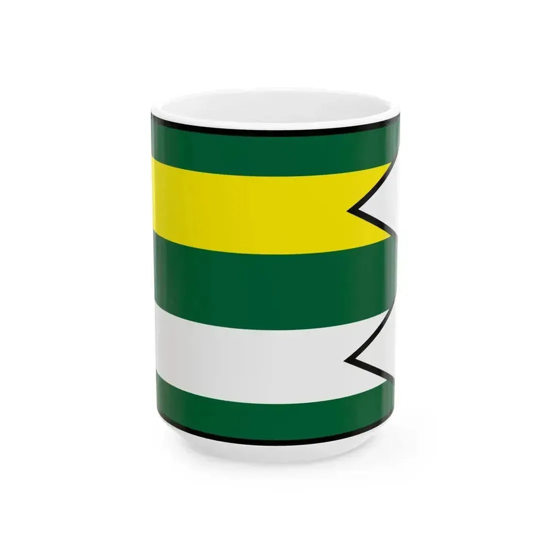 Bielovce Levice Flag (Slovakia) White Coffee Mug 15oz - Go Mug Yourself