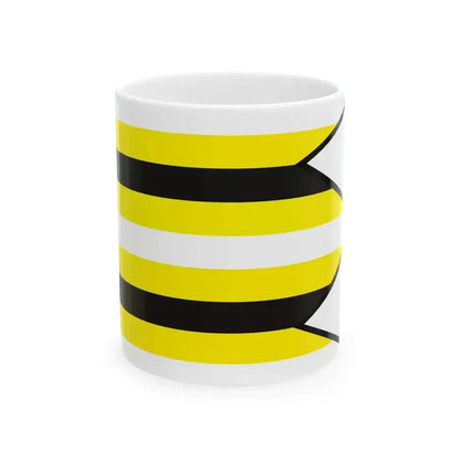 Biely Kostol Trnava Flag (Slovakia) White Coffee Mug 11oz - Go Mug Yourself