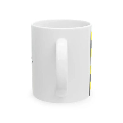 Biely Kostol Trnava Flag (Slovakia) White Coffee Mug - Go Mug Yourself