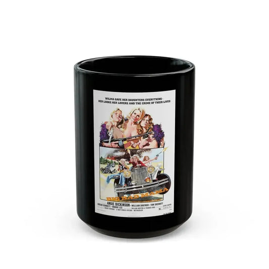 BIG BAD MAMA 1974 Movie Poster - Black Coffee Mug 15oz - Go Mug Yourself
