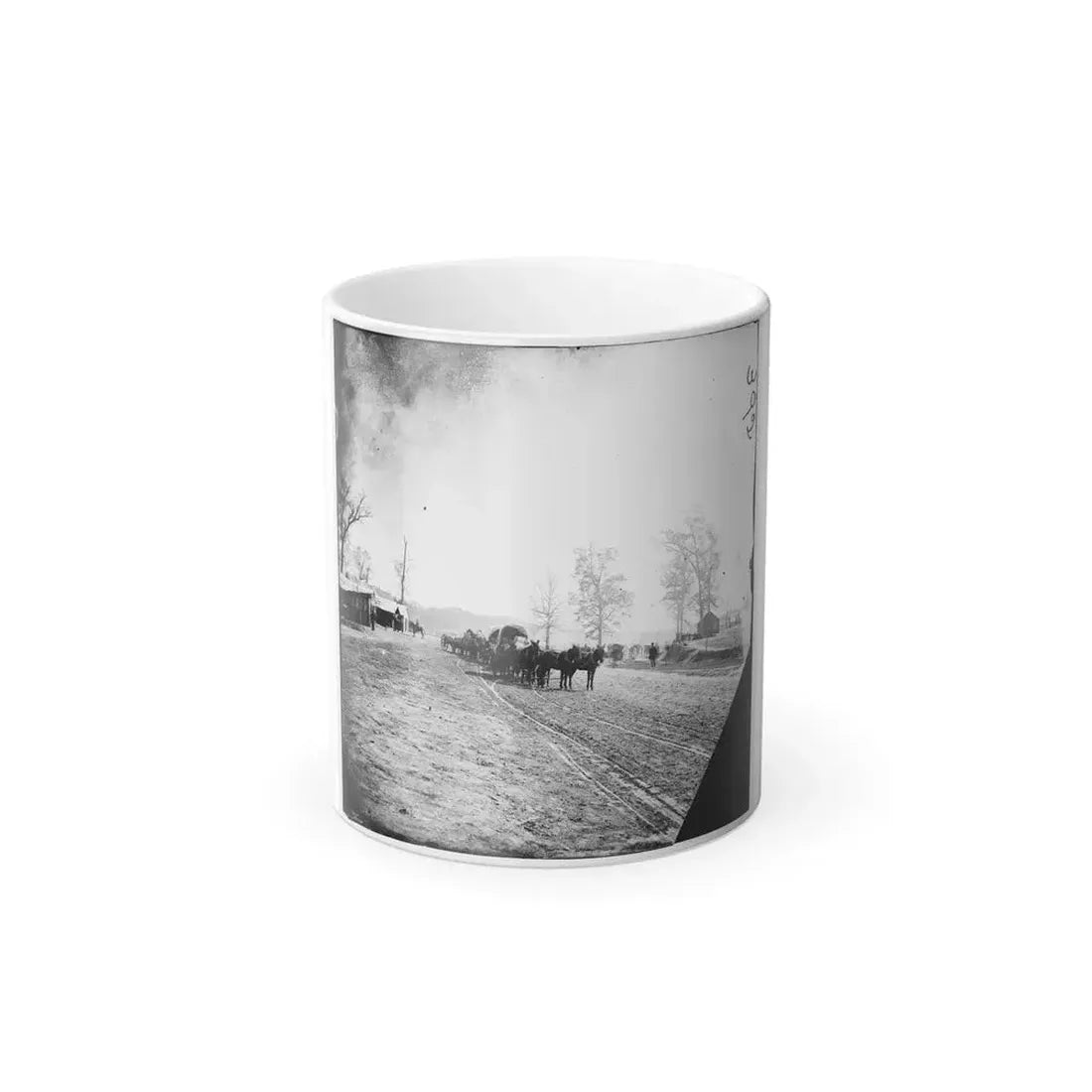Big Black River Station, Miss. Wagons and Sheds (U.S. Civil War) Color Changing Coffee Mug 11oz Default Title 11oz - Go Mug Yourself