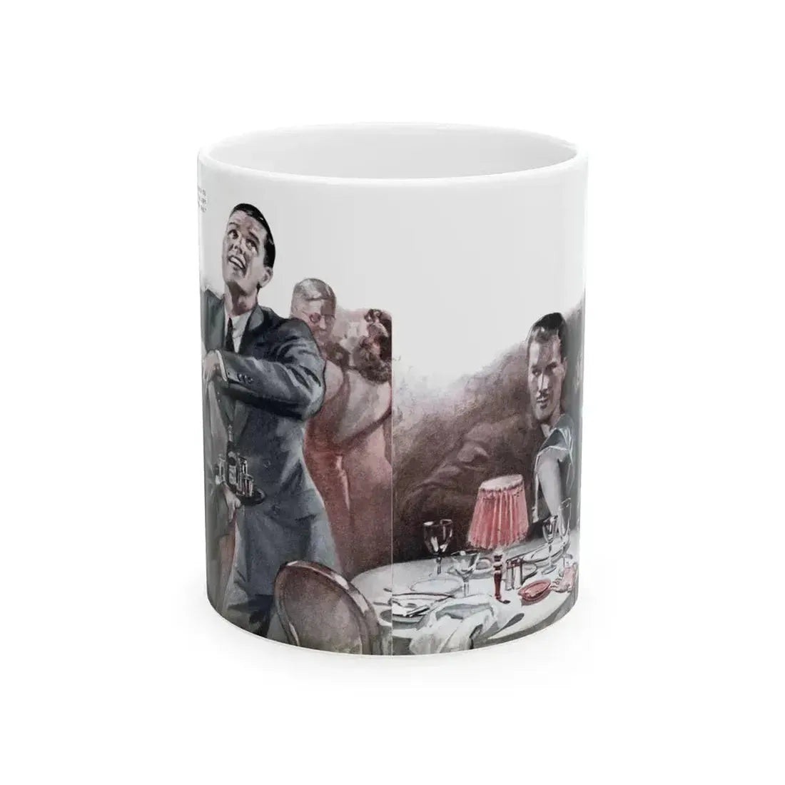 Big Blonde (1), Redbook, January 1938 - White Coffee Mug 11oz - Go Mug Yourself