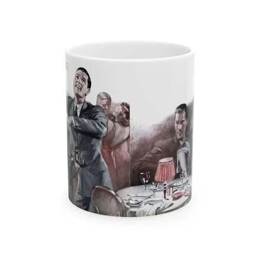 Big Blonde (1), Redbook, January 1938 - White Coffee Mug 11oz - Go Mug Yourself