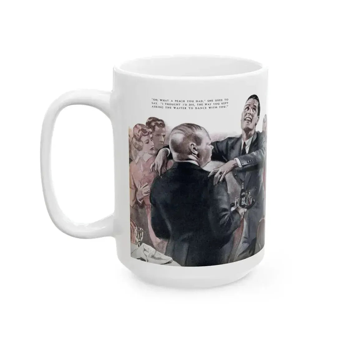 Big Blonde (1), Redbook, January 1938 - White Coffee Mug - Go Mug Yourself