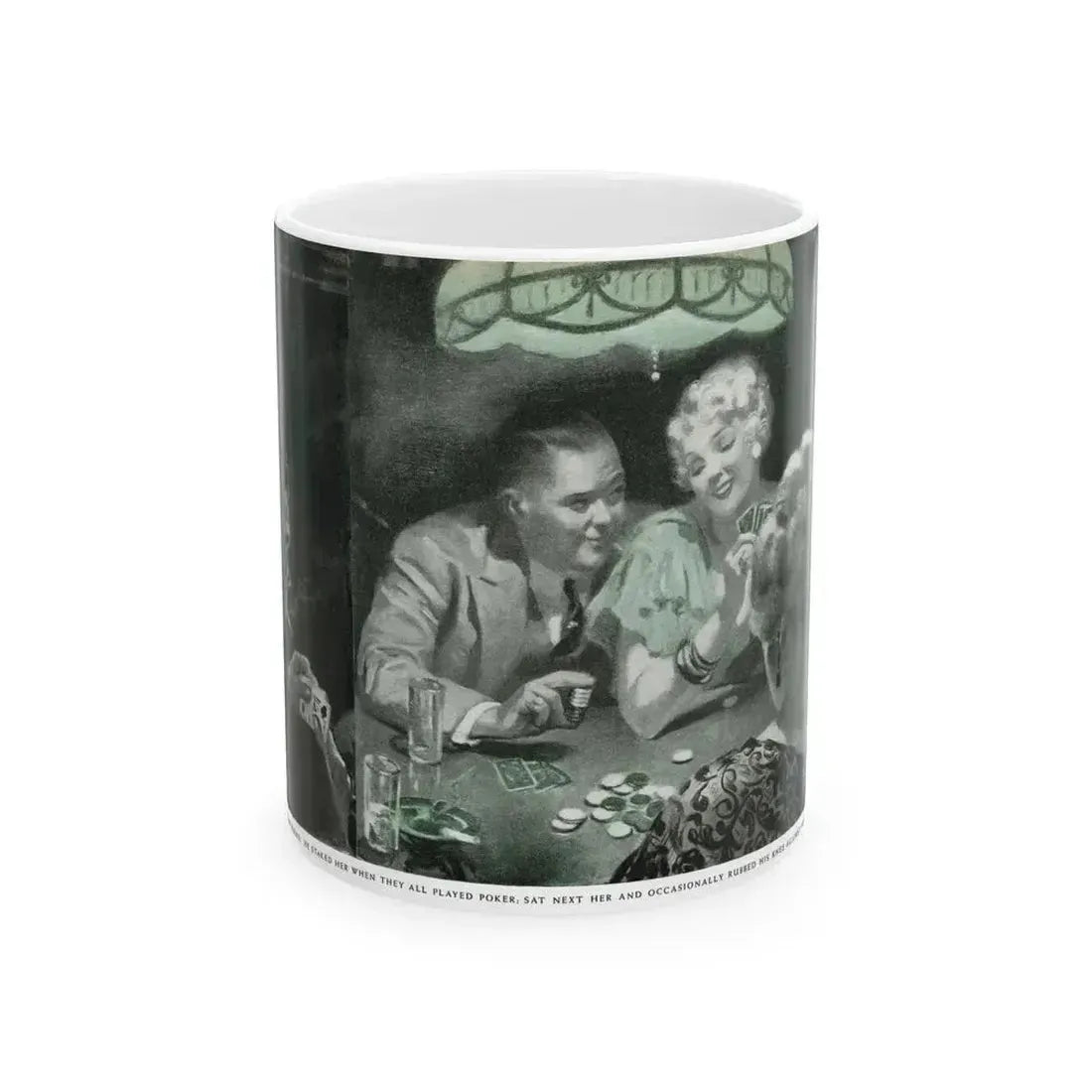 Big Blonde (2), Redbook, January 1938 - White Coffee Mug 11oz - Go Mug Yourself
