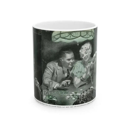 Big Blonde (2), Redbook, January 1938 - White Coffee Mug 11oz - Go Mug Yourself