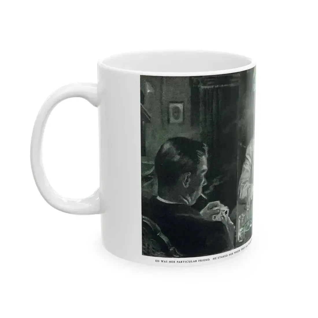 Big Blonde (2), Redbook, January 1938 - White Coffee Mug - Go Mug Yourself