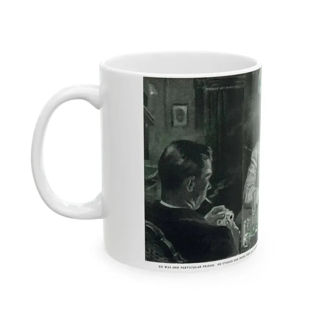 Big Blonde (2), Redbook, January 1938 - White Coffee Mug - Go Mug Yourself