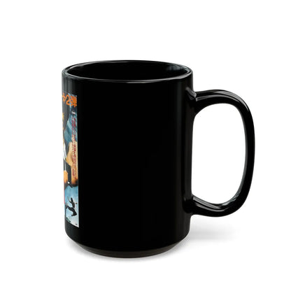 BIG BOSS (2) 1971 Movie Poster - Black Coffee Mug-Go Mug Yourself