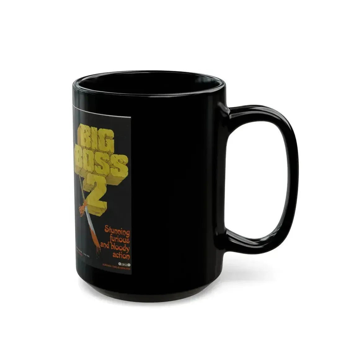 BIG BOSS 2 (VHS COVER) - Black Coffee Mug - Go Mug Yourself