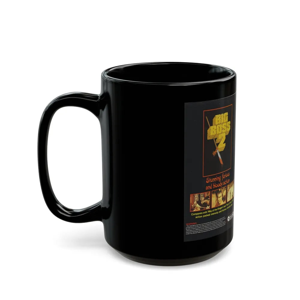 BIG BOSS 2 (VHS COVER) - Black Coffee Mug-Go Mug Yourself