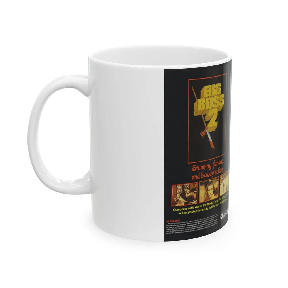 BIG BOSS 2 (VHS COVER) - White Coffee Mug-Go Mug Yourself