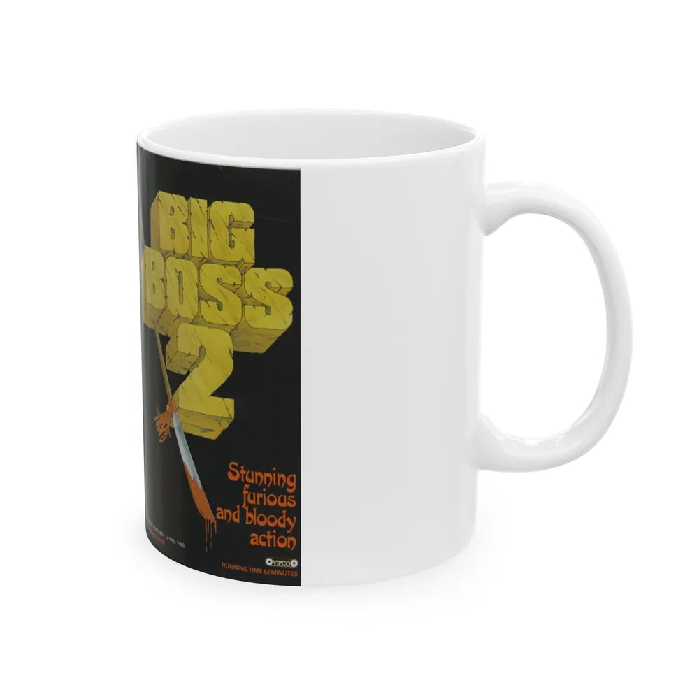 BIG BOSS 2 (VHS COVER) - White Coffee Mug-Go Mug Yourself