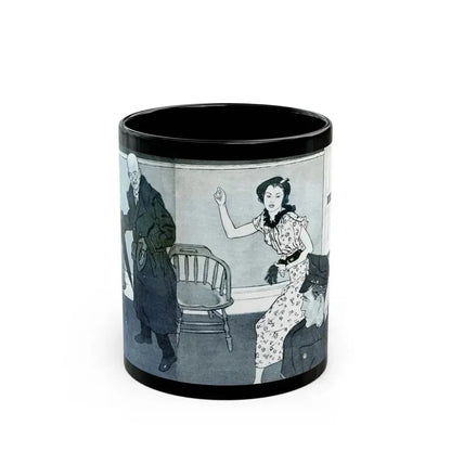 Big Brown Eyes, Liberty magazine, May 18, 1935 - Black Coffee Mug 11oz - Go Mug Yourself