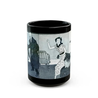 Big Brown Eyes, Liberty magazine, May 18, 1935 - Black Coffee Mug 15oz - Go Mug Yourself