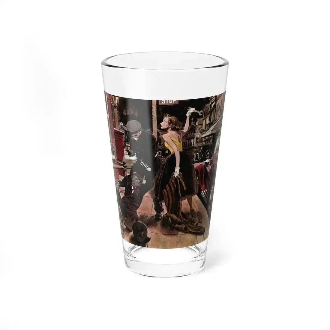 Big Business, Collier's, December 13, 1952 (Magazine Illustration) Pint Glass 16oz 16oz - Go Mug Yourself