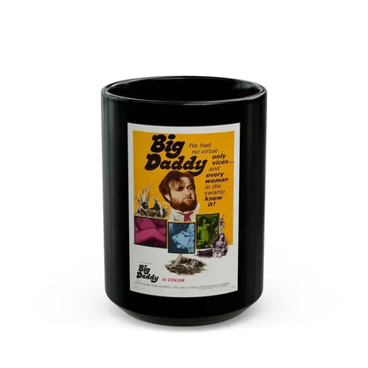 BIG DADDY 1969 Movie Poster - Black Coffee Mug 15oz - Go Mug Yourself