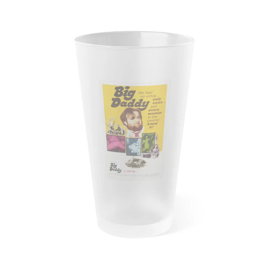 BIG DADDY 1969 Movie Poster - Frosted Pint Glass 16oz-Go Mug Yourself