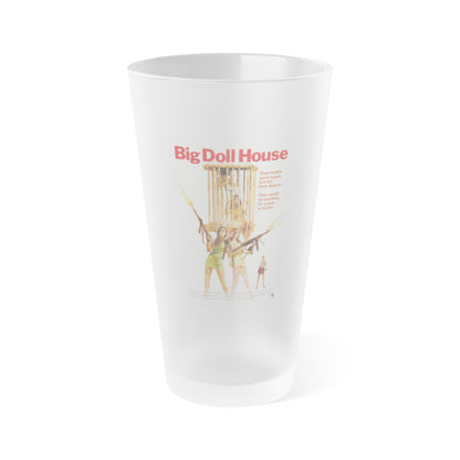 BIG DOLL HOUSE 1971 Movie Poster - Frosted Pint Glass 16oz-Go Mug Yourself