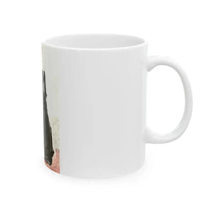 Big Evenings, Paris Contrast, Vogue, 1954 - White Coffee Mug - Go Mug Yourself