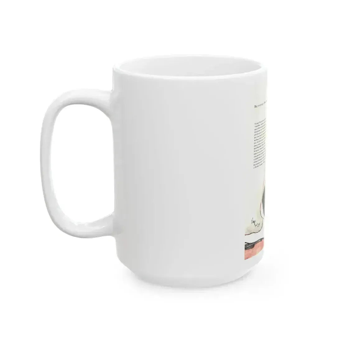 Big Evenings, Paris Contrast, Vogue, 1954 - White Coffee Mug - Go Mug Yourself