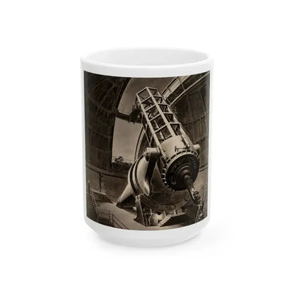 Big Eye, Original American Magazine interior illustration - White Coffee Mug 15oz - Go Mug Yourself